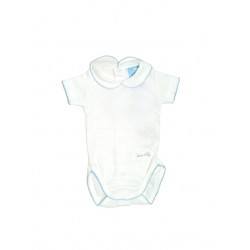 BS083-Body MC con cuello bebé azul